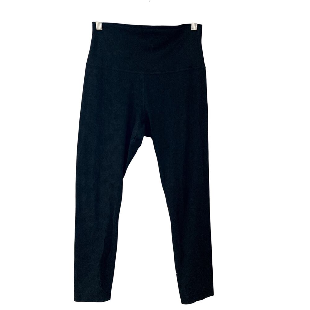 Lululemon Align Ribbed High-Rise Crop 23" Leggings Tights Black 6
